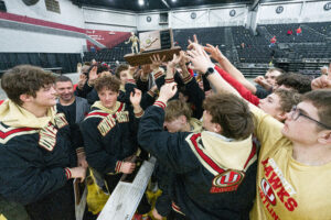 University soars to second straight wrestling title, Preston’s Cole Turner caps career with championship